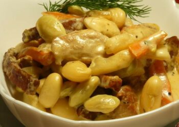 Квасоля з вершками і грибами. Фото: ye.ua/gurman