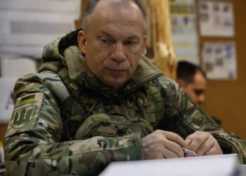 На фото: До призначення Головнокомандувачем ЗСУ Сирський керував сухопутними військами. Фото: з Фейсбук-сторінки Генштабу ЗСУ.