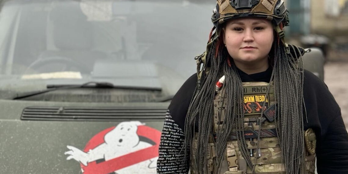 На фото: Віліна Шатрюк розглядає можливість військової служби і після нашої Перемоги. Фото з архіву медикині. Фото: надане співрозмовницею.