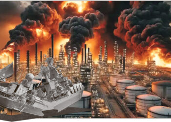 Завдяки виведенню з ладу багатьох російських нафтопереробних заводів нафтові потужності країни-агресорки скоротилися на 12 відсотків. Фотоколаж Віталія Захарчишена. Фотоколаж Віталія Захарчишена.