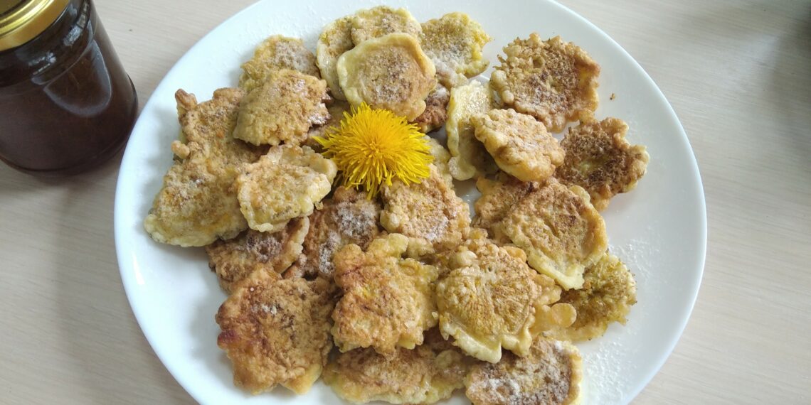 Кульбаба в клярі – смачний, швидкий і корисний десерт. Фото автора.