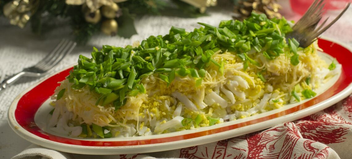 Оселедець під зеленою шубою. Фото: zelenasadyba.com.ua