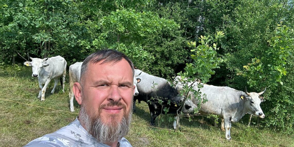 На моїй фермі корови живуть в умовах, максимально наближених до природних», – каже Михайло Травецький. Фото з архіву фермера.