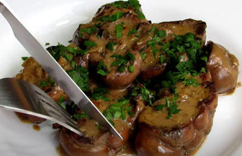 Смажені телячі нирки. Фото: recept.ua