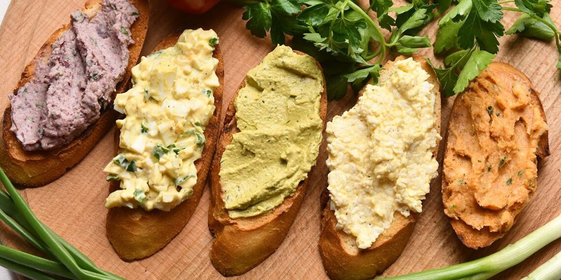 Намазки на канапки. Фото: ytimg.com