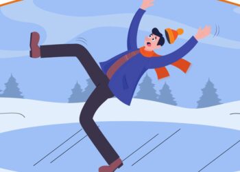 При падінні на спину (це найбільш травмонебезпечний варіант) плечі і лікті потрібно направити вперед, вигнути спину дугою, притиснути підборіддя до грудей, щоб не вдаритися потилицею. Фото: pixabay.com