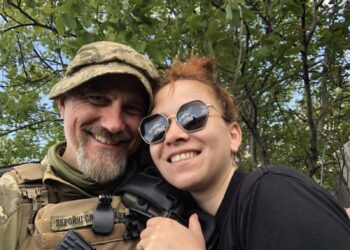На фото: Богдан Масляк продовжує військовий шлях, паралельно займаючись волонтерством та розвиваючи важливий для країни бізнес. Фото з домашнього архіву.