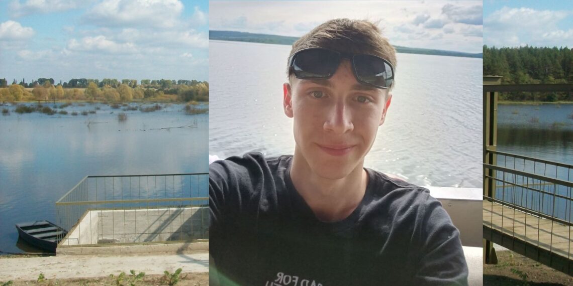 Олександр Горобченко народився в Сумах. Разом з великою сім’єю жив в селі Локня, що за три кілометри від кордону з росією. Фото з домашнього архіву.