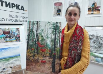 У травні цього року художниці і волонтерці Марині Дреєвій вручили медаль «За сприяння Збройним Силам України». Фото надане художницею.
